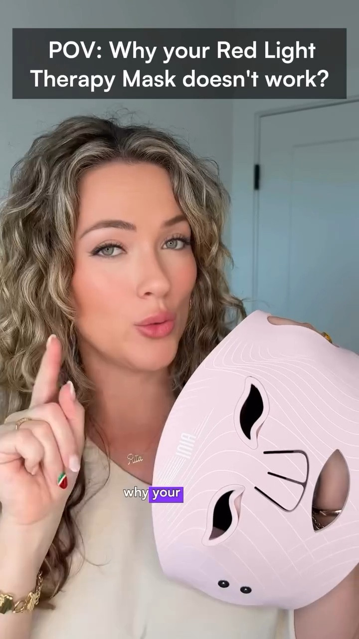 Drop a “GLOW” in the comments and I’ll send you the link with love 💕 This incredible LED mask is by @theinia_official 

As a Master Esthetician of over 20 years, I absolutely love using LED light therapy to improve my skin texture and improve my overall health and glow of my skin. ✨✨

#INIA #INIAGlowWireless #INIAredlighttherapy #INIAReview #redlighttherapy #skincare #antiaging #skincareroutine #fdaapproved #facialtreatment #facemask