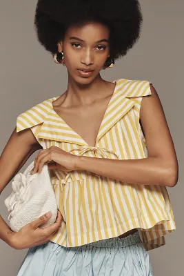 Maeve Babydoll Blouse | Anthropologie (US)