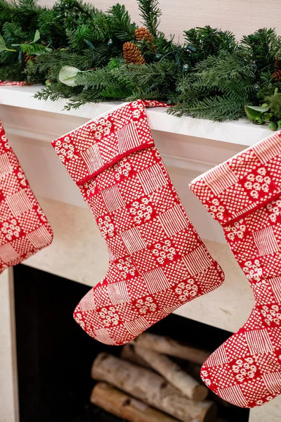 Rouge Patchwork Stocking | Julia Amory