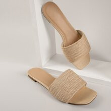 Sandali di paglia in pelle finte | SHEIN