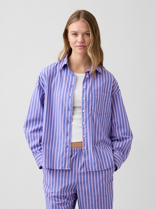 Oversized Shirt in Poplin | Gap Factory
