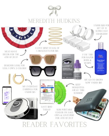 Amazon, Amazon, home, women’s sunglasses, aftershave, iPhone charger, portable slim cooler, Fourth of July, Decor, Bangles, gold bracelets, American flag, tend skin, mosquito Patches, gold hoop earrings, shark, vacuum, cordless vacuum, black sunglasses, Lumify, eyedrops, beauty, Fourth of July decor 

#LTKunder50 #LTKsalealert #LTKhome