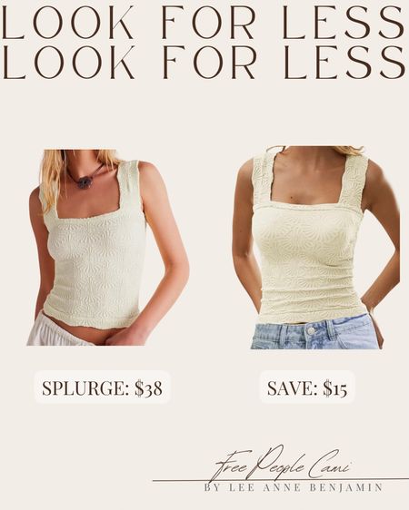 Free People look for less cami from Amazon, comes in tons of colors #founditonamazon 

#LTKstyletip #LTKSeasonal #LTKfindsunder50