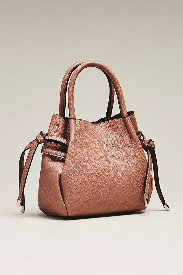 Faux-Leather Mini Tulip Satchel | Anthropologie (US)