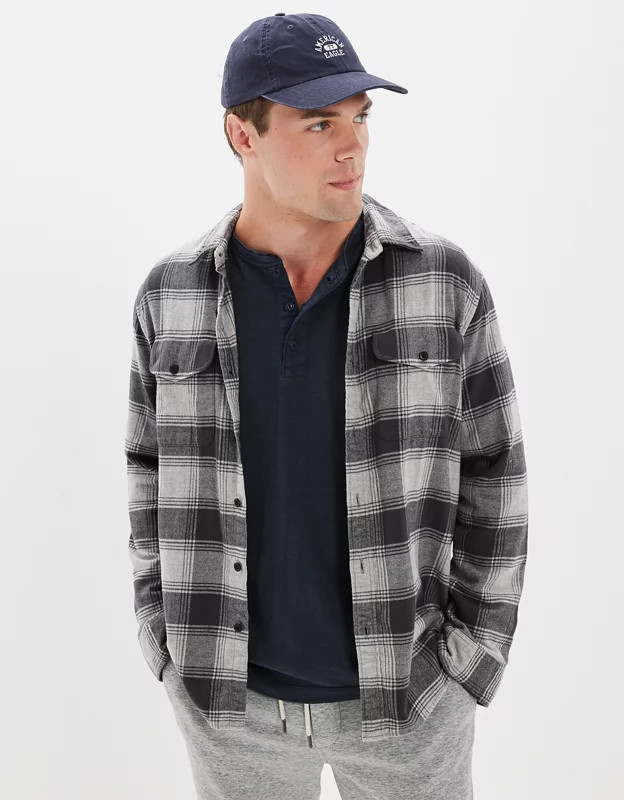AE Super Soft Flannel Shirt | American Eagle Outfitters (US & CA)