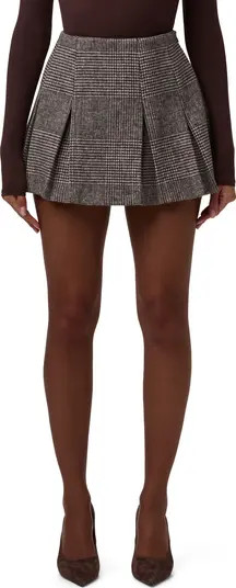 Glen Plaid Pleated Miniskirt | Nordstrom