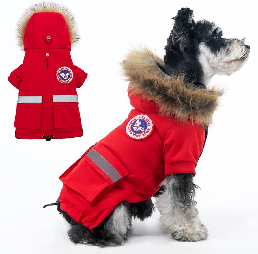 PINA Dog Coats for Small Dogs, Waterproof Dog Jacket, Dog Winter Coat Jacket, Warm Dog Cold Weath... | Amazon (US)