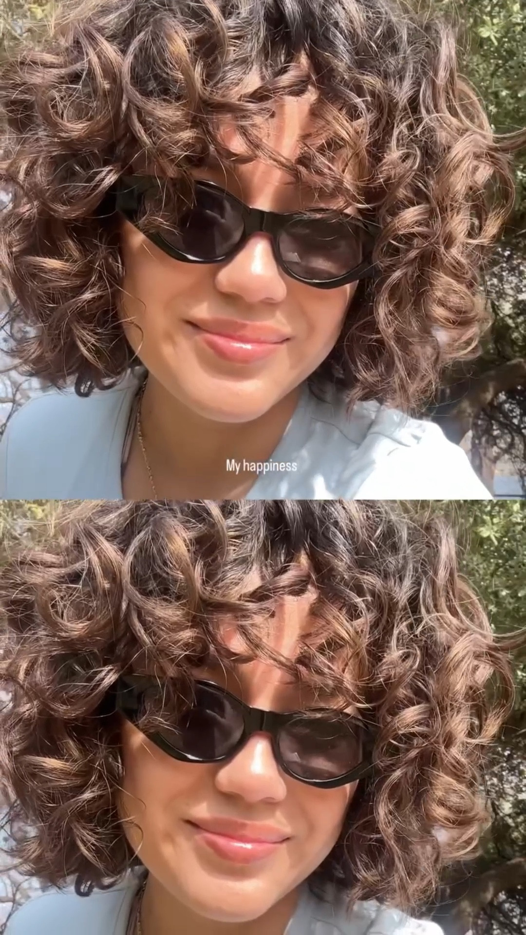 These day 2 curls are my happiness! Comment HAPPY & I’ll DM you the products I used. #curly #hair #curlybob 

P.S. 😂 the audio @khloudfoods