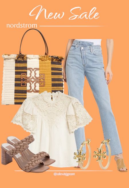 Summer vacation outfit
Tory Burch sale 
AGOLDE Ulla Johnson 
Casual style 
Weekend outfit 

#LTKstyletip #LTKitbag #LTKsalealert