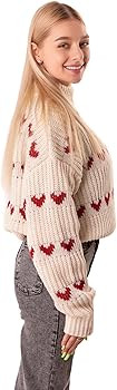 Madore Valentines Day Heart Sweater for Women - Oversized Thick and Cozy 2024 Luxury Outfit Plus ... | Amazon (US)
