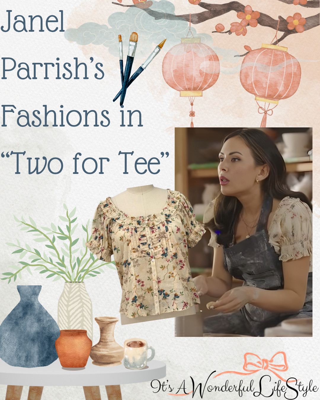 Get Janel’s fresh, floral spring top from Hallmark Channel’s Two for Tee. Effortless, feminine, and perfect for the season! 

 #LTKSaleAlert