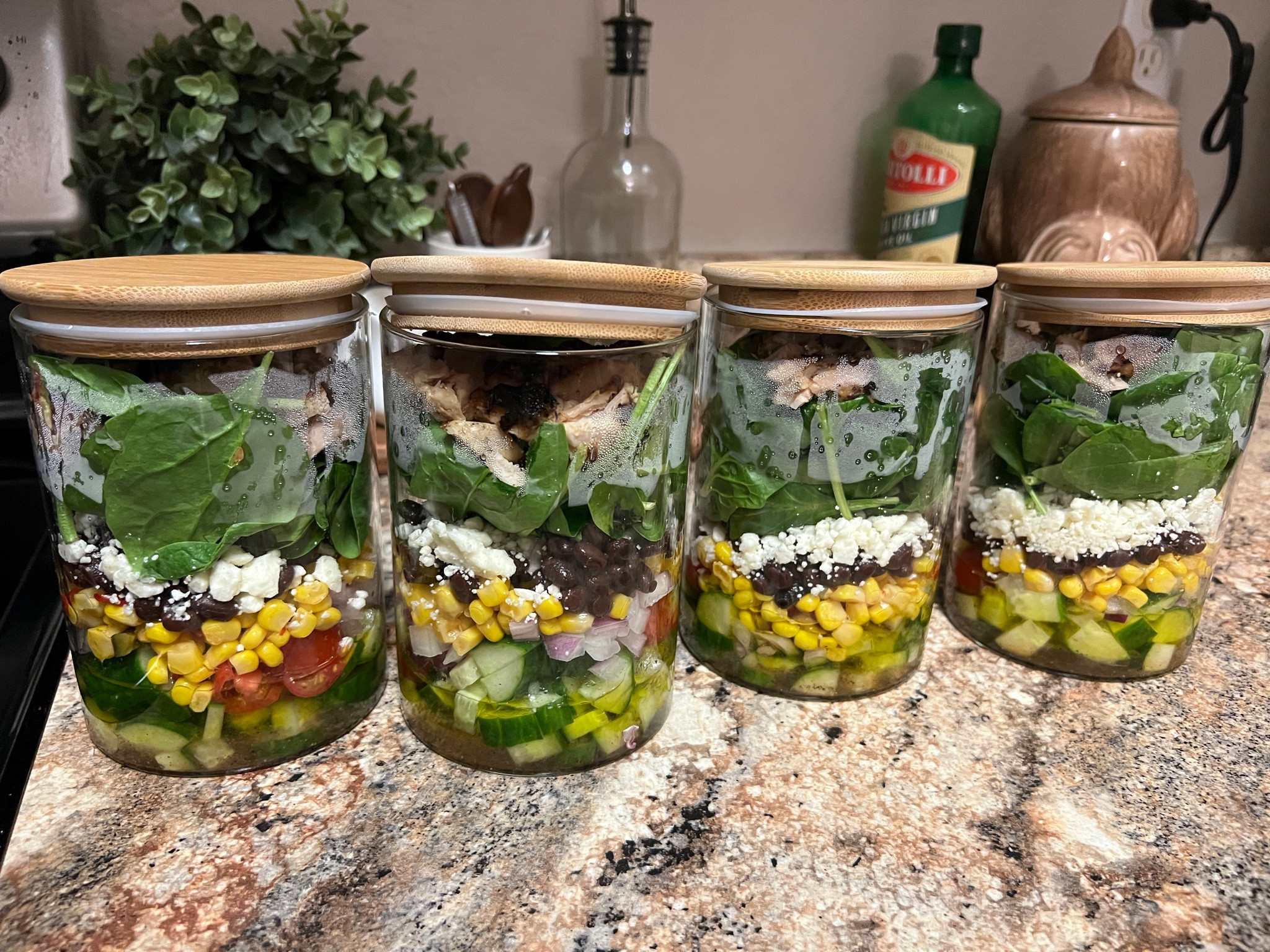 4 Pack Glass Storage Jars with … curated on LTK