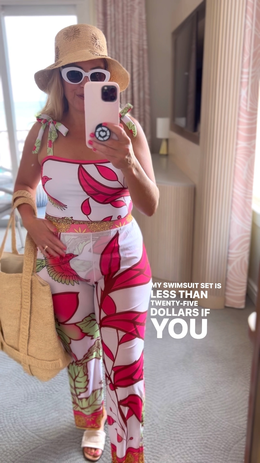 I love this swimsuit set. It’s giving me total Palm Beach vibes. We enjoyed a pool day today at the Don Cesar Hotel in St Pete Beach, Florida!

Wearing a medium. First true to size. You get the swimsuit and pants!

Don’t forget to pick up my straw hat and bag to complete the look!


#LTKSeasonal #LTKShoeCrush #LTKStyleTip #LTKItBag #LTKFindsUnder100 #LTKOver40 #LTKMidsize #LTKTravel #LTKU #LTKSaleAlert #LTKFindsUnder50 #LTKSwim