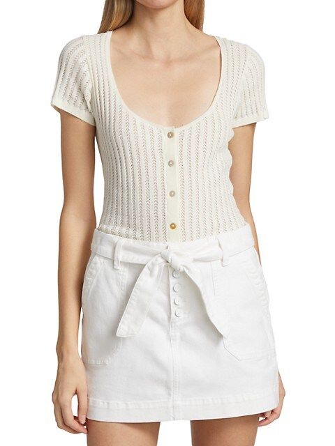 Anthy Rib-Knit Top | Saks Fifth Avenue