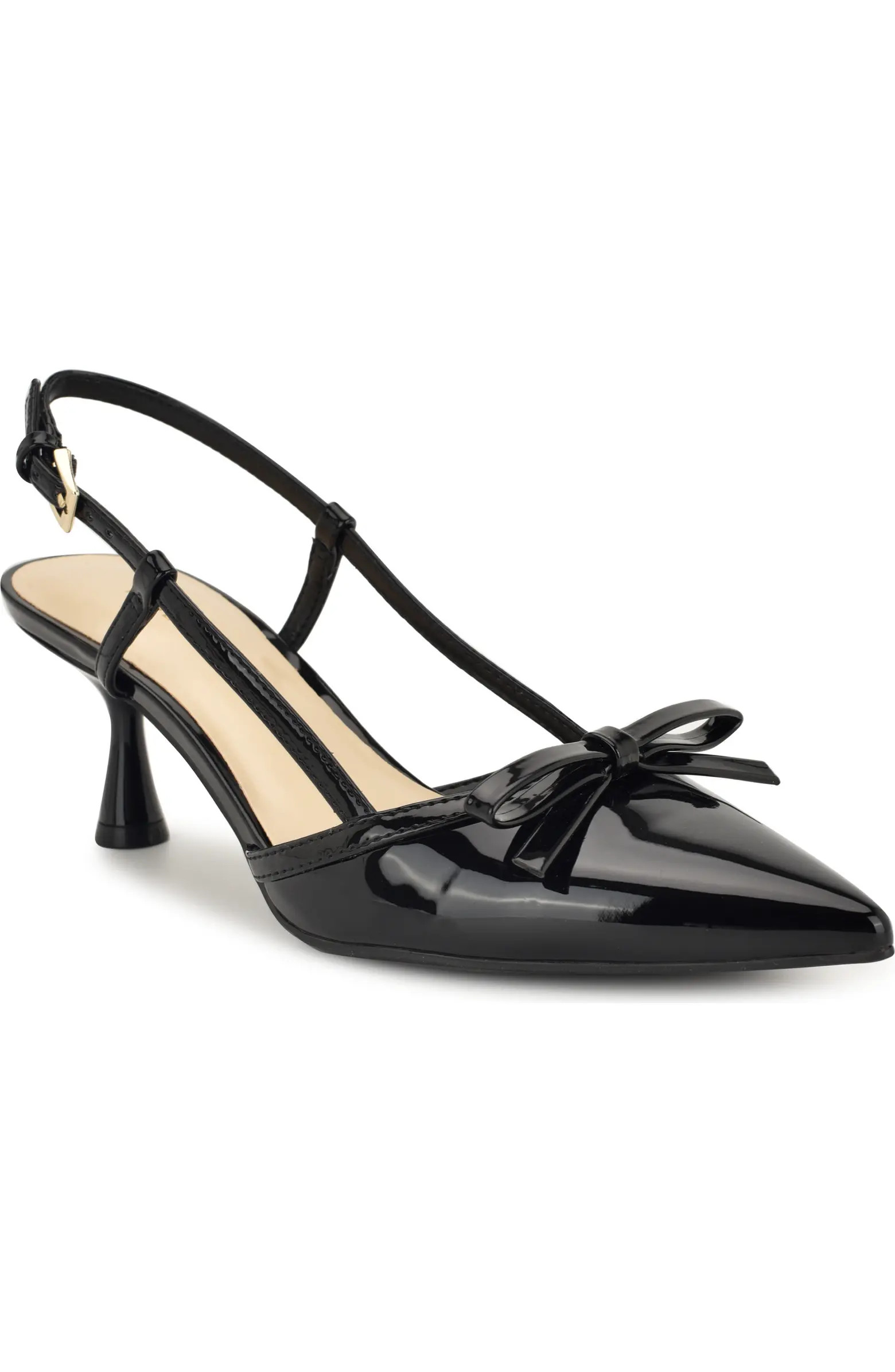 Nine West Reissa Slingback Pointed Toe Pump (Women) | Nordstromrack | Nordstrom Rack