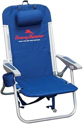 Tommy Bahama Mesh Trim with Cooler Backpack Chair, Blue | Amazon (US)
