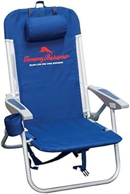 Tommy Bahama Mesh Trim with Cooler Backpack Chair, Blue | Amazon (US)