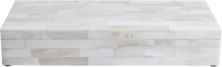 Handicrafts Home Jewelry Gift Boxes - Decorative Organizer and Storage Box for Décor White Bone ... | Amazon (US)