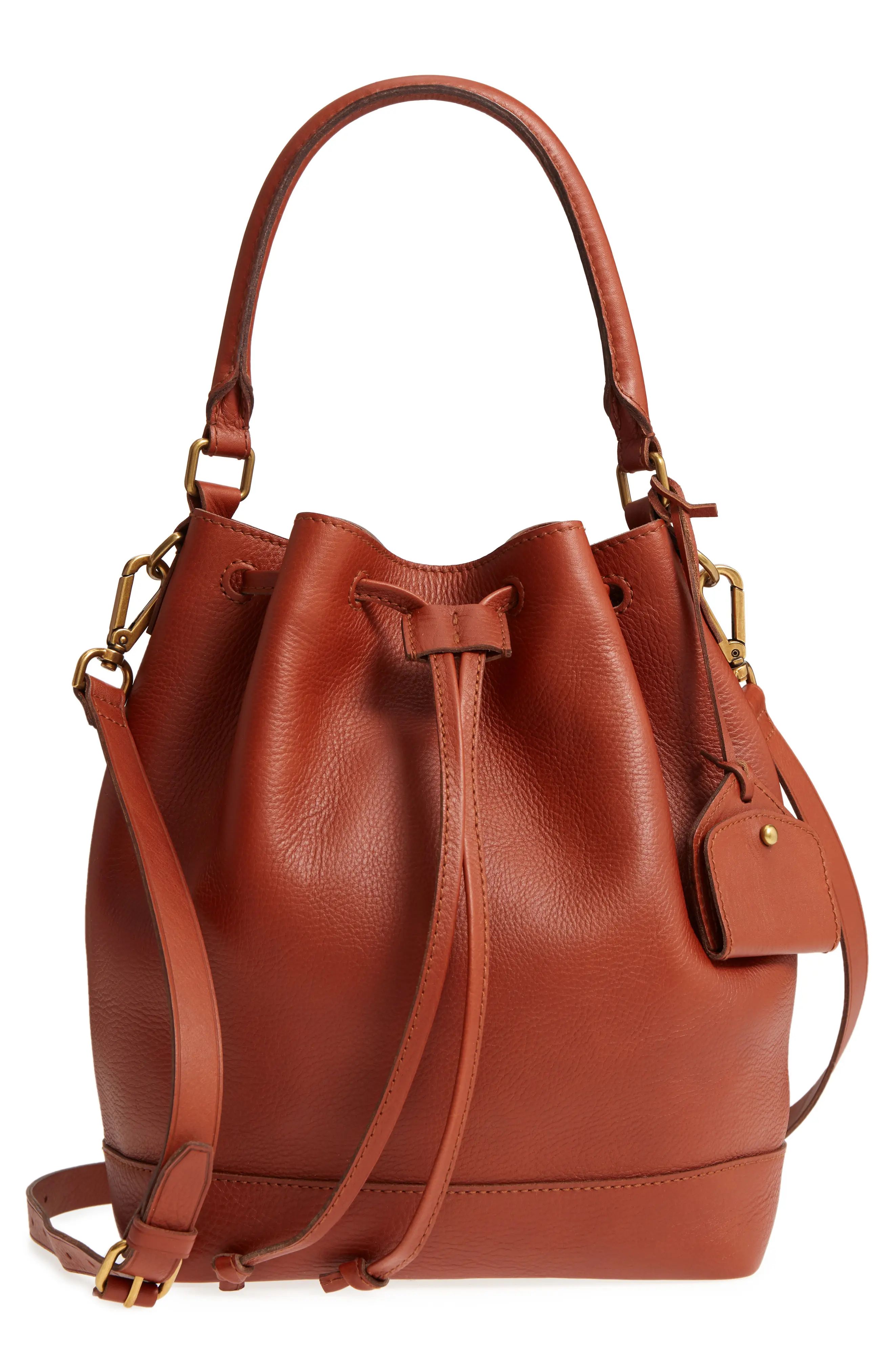 Madewell Lafayette Leather Bucket Bag | Nordstrom