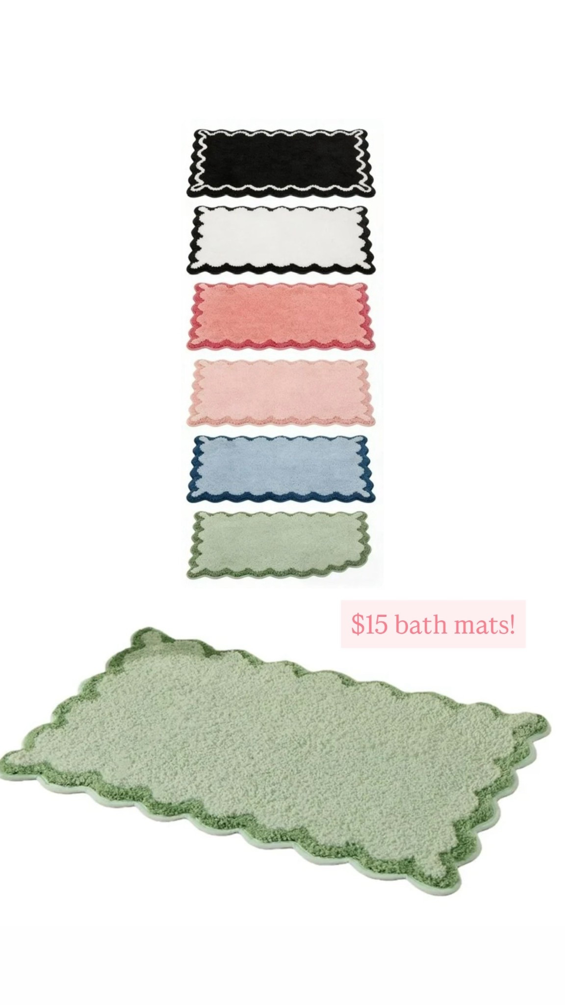 $15 bath mat! 🫧 #homedecor 

#LTKSaleAlert #LTKselfcare #LTKHome