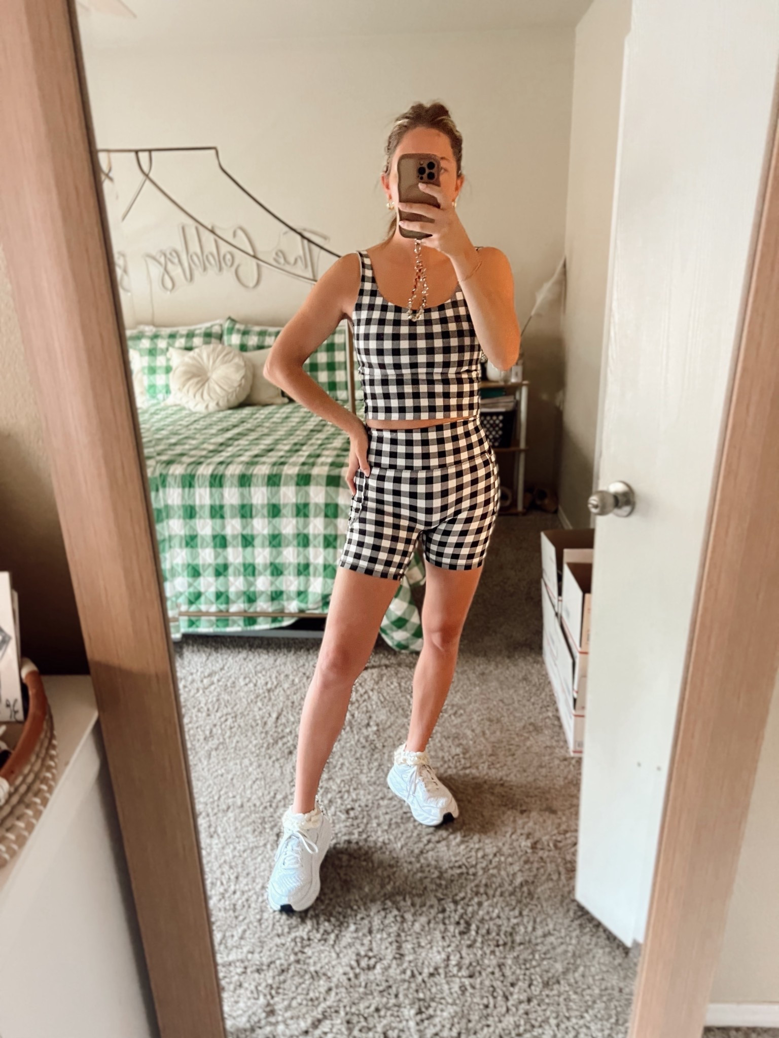 Gingham athletic matching set

Half off from old navy! #sale #oldnavy #athleisure  

#LTKfitnessgoals #LTKActive