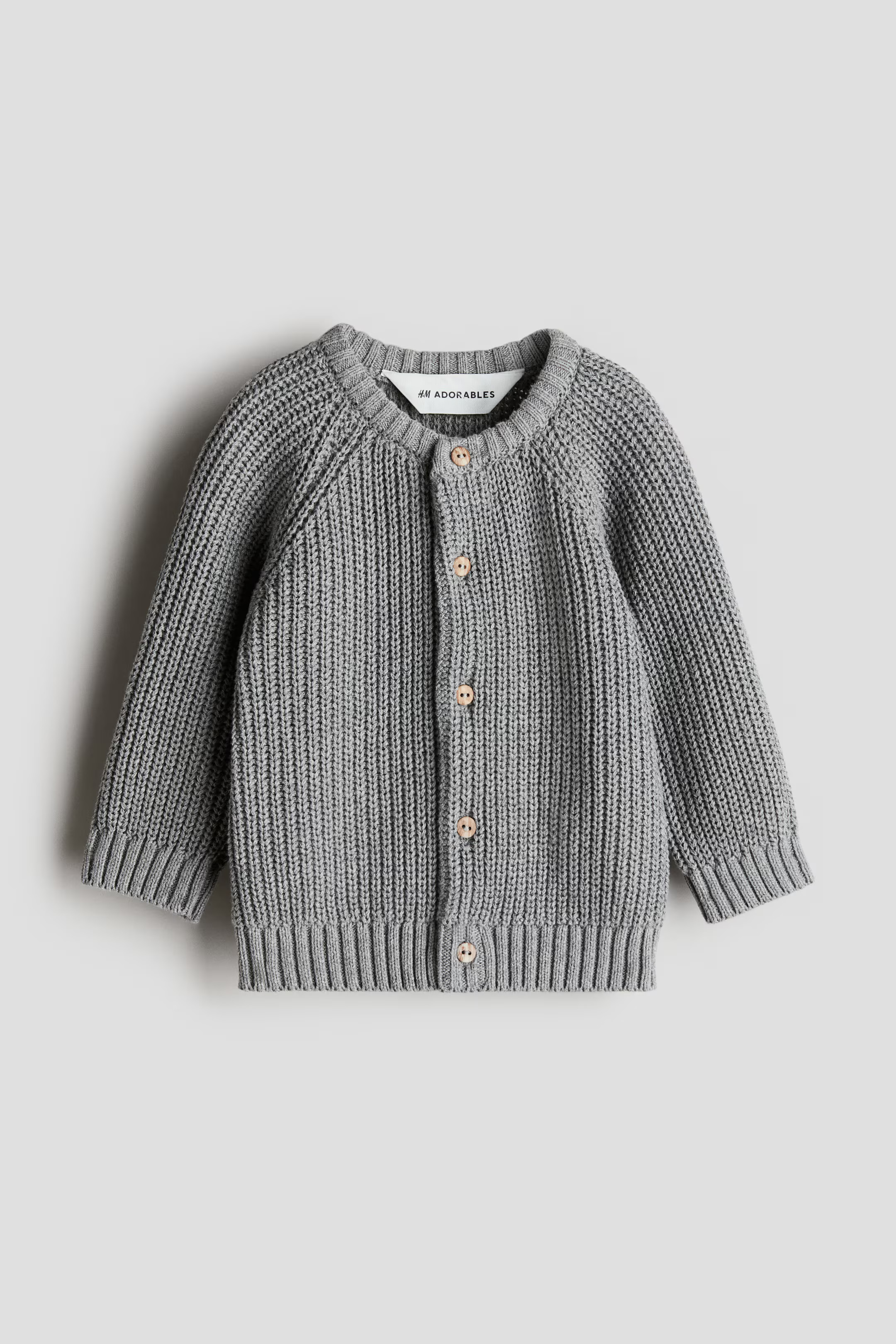 Patent-Knit Cotton Cardigan | H&M (US + CA)