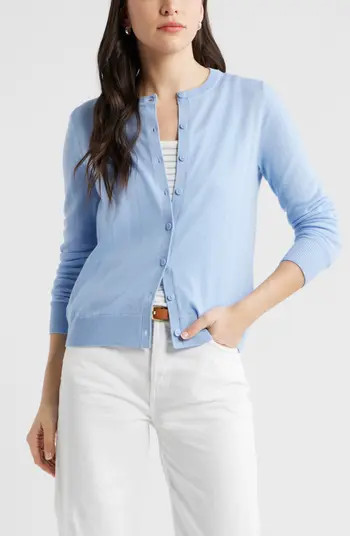 Merino Wool Blend Cardigan | Nordstrom