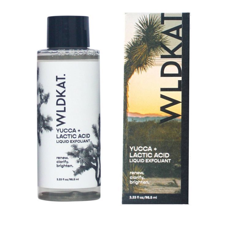 WLDKAT Yucca + Lactic Acid Liquid Exfoliant – 3.33 fl oz | Target