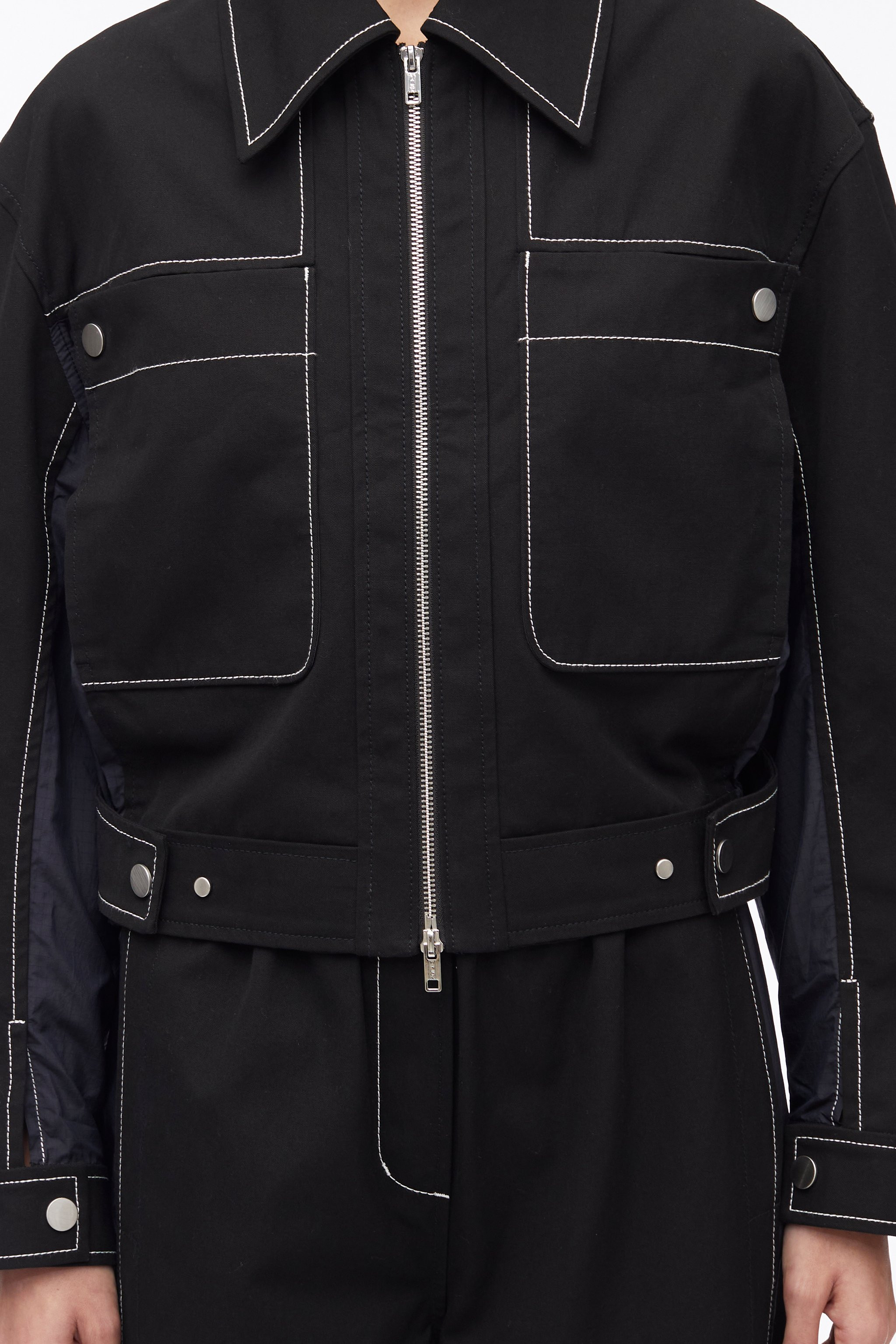 Cotton Canvas Ripstop Combo Jacket | 3.1 Phillip Lim