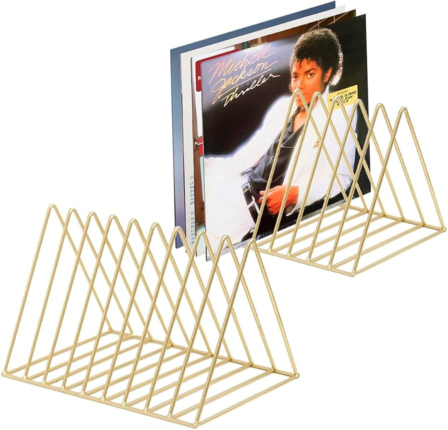 Skywin Record Vinyl Storage Rack Triangle - Vinyl Record Holder Stand Holds Up To 60 Albums - Spa... | Amazon (CA)