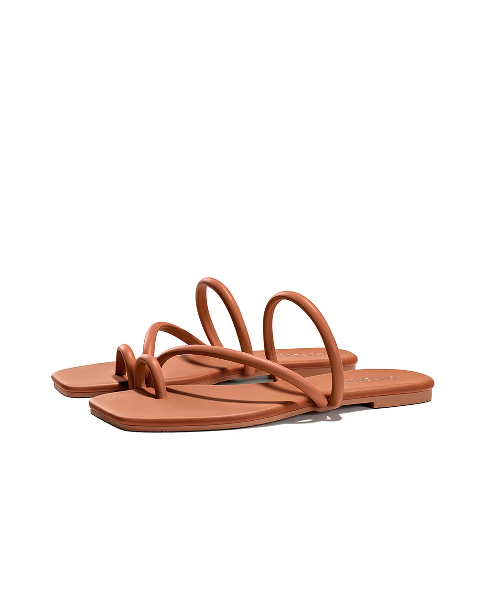 Alexis | Toe Loop Strap Slides | Fitory Footwear US