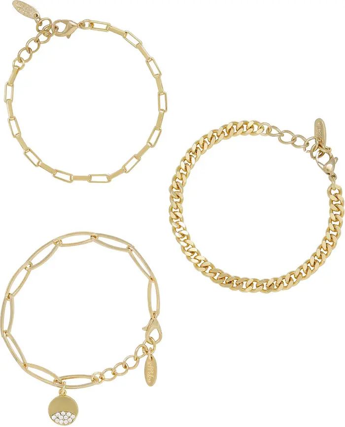 Set of 3 Chain Link Bracelets | Nordstrom