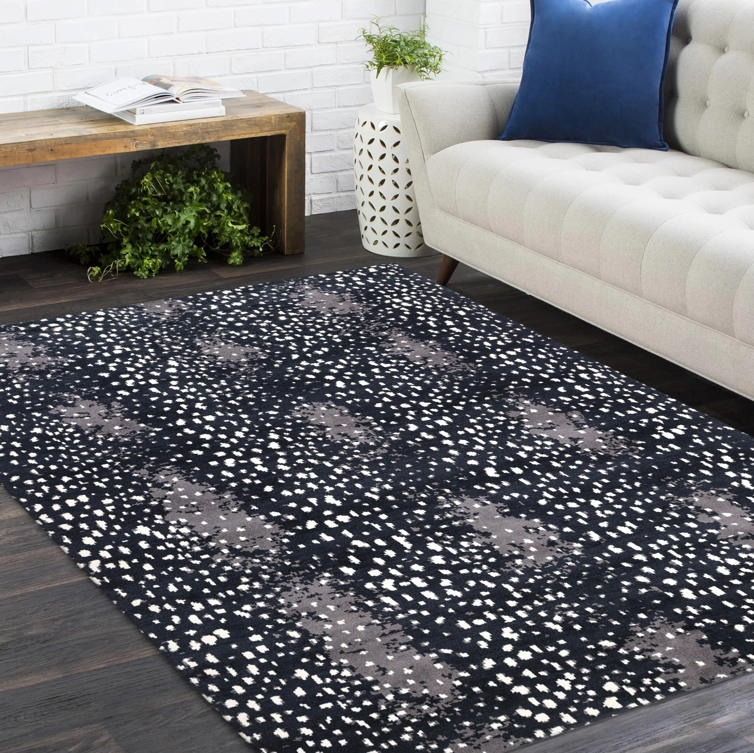 Matterson Animal Print Hand-Knotted Wool/Cotton Area Rug | Wayfair North America