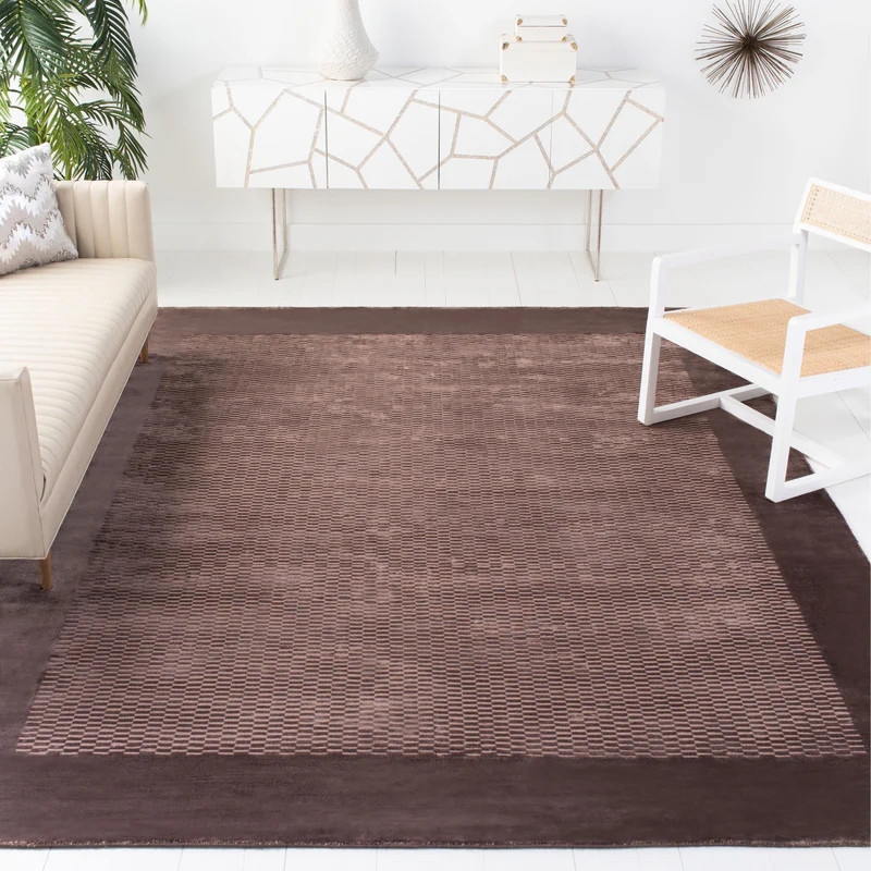 SAFAVIEH Handmade Mirage Liuda Modern Abstract Viscose Rug | Overstock
