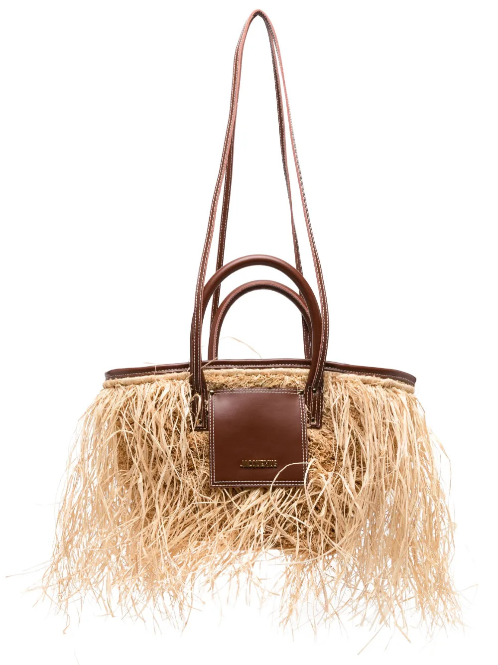 Le Panier Soli Raphia tote bag | Farfetch Global