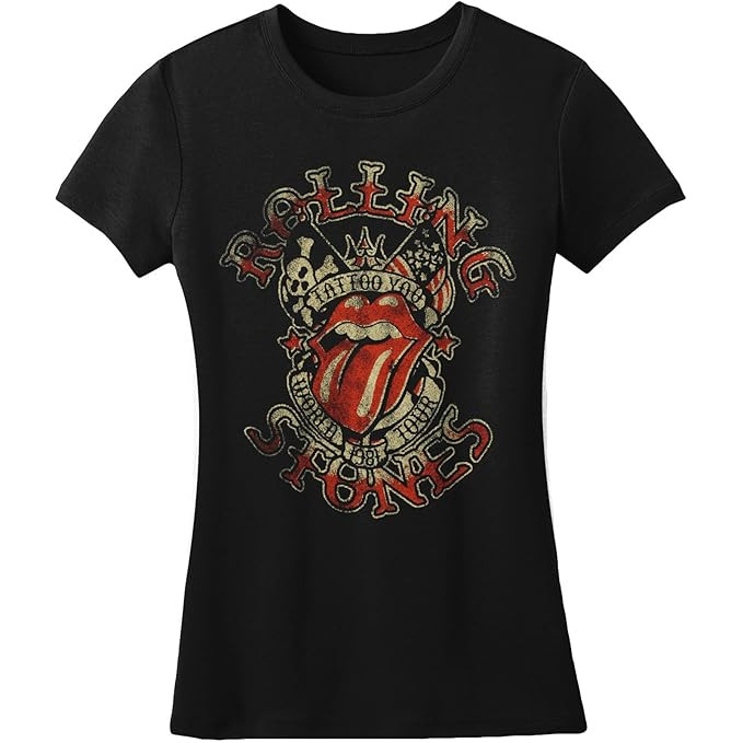 Rolling Stones Tattoo You Tour Black Youth T-Shirt | Amazon (US)