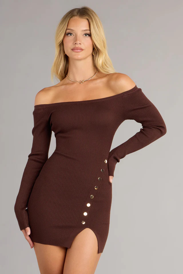Casually Flirty Off-The-Shoulder Mini Dress | Windsor Stores