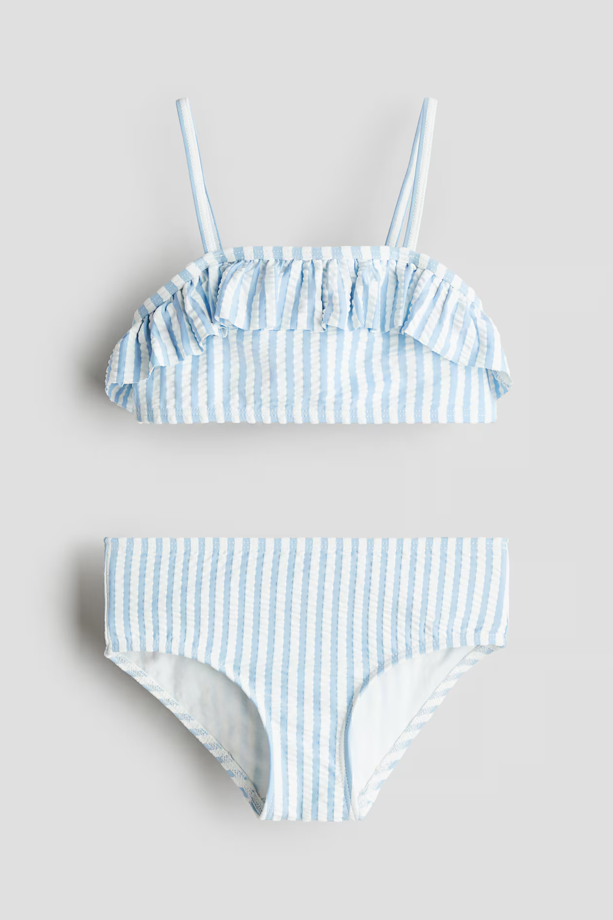 Ruffle-Trimmed Two-Piece Swimsuit | H&M (US + CA)