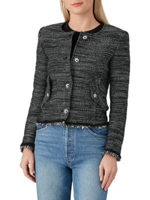 Wool Blend Tweed Jacket | Saks Fifth Avenue OFF 5TH