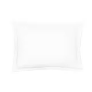 Washed Linen White Flange 26 in. x 20 in. Standard Sham | The Home Depot