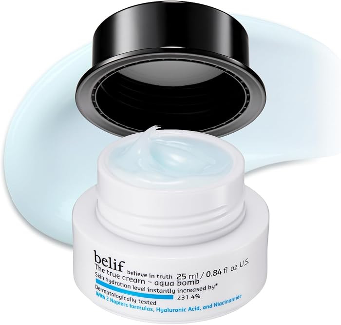 belif Aqua Bomb \u2013 Daily Niacinamide Hydrating Moisturizer, Lightweight Plumping Facial Cream... | Amazon (US)
