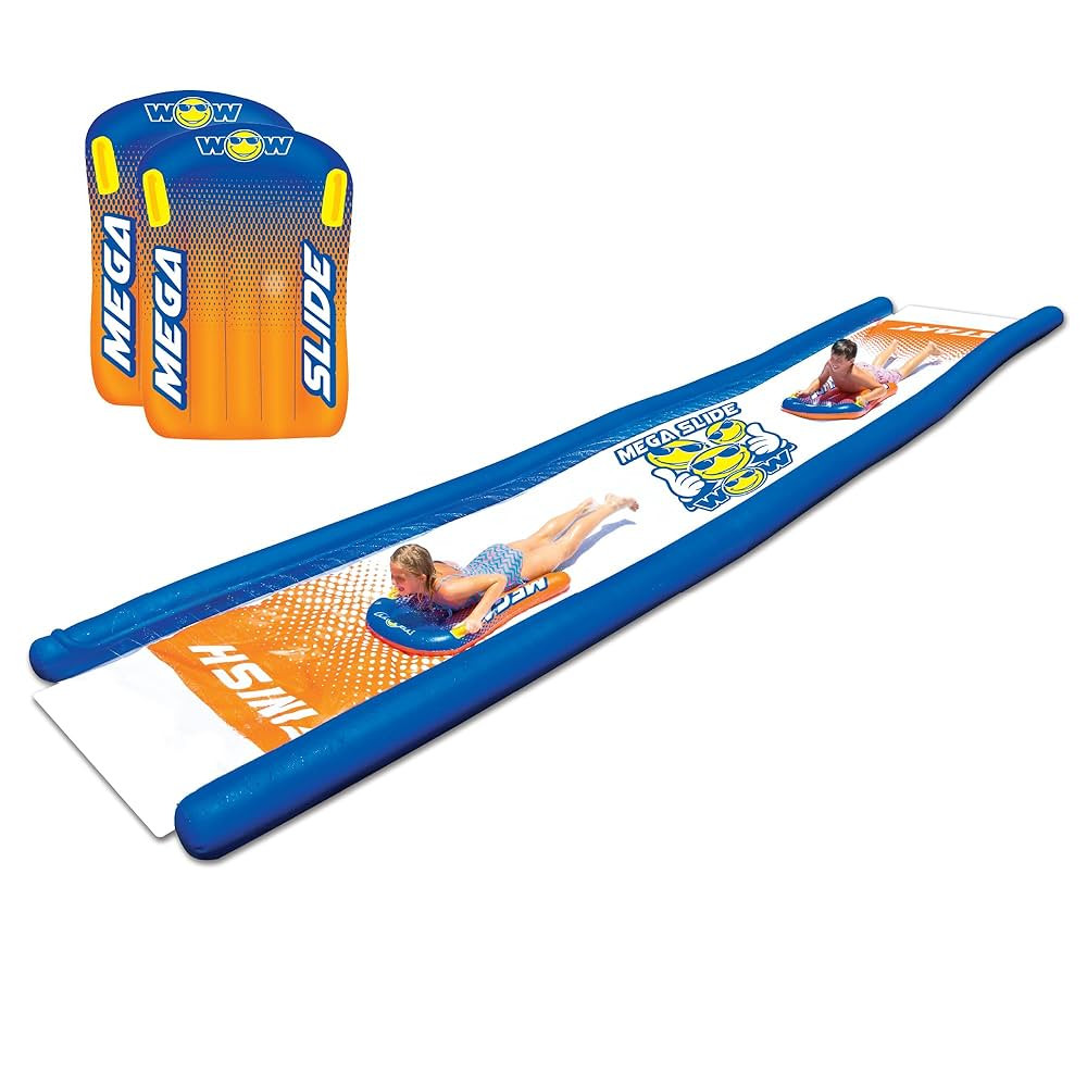 Wow Sports Mega Slide, Slip and Slide for Adults and Kids, Giant Backyard Waterslide with Sprinkl... | Amazon (US)