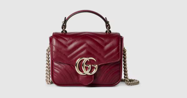 GG Marmont mini top handle bag | Gucci (US)