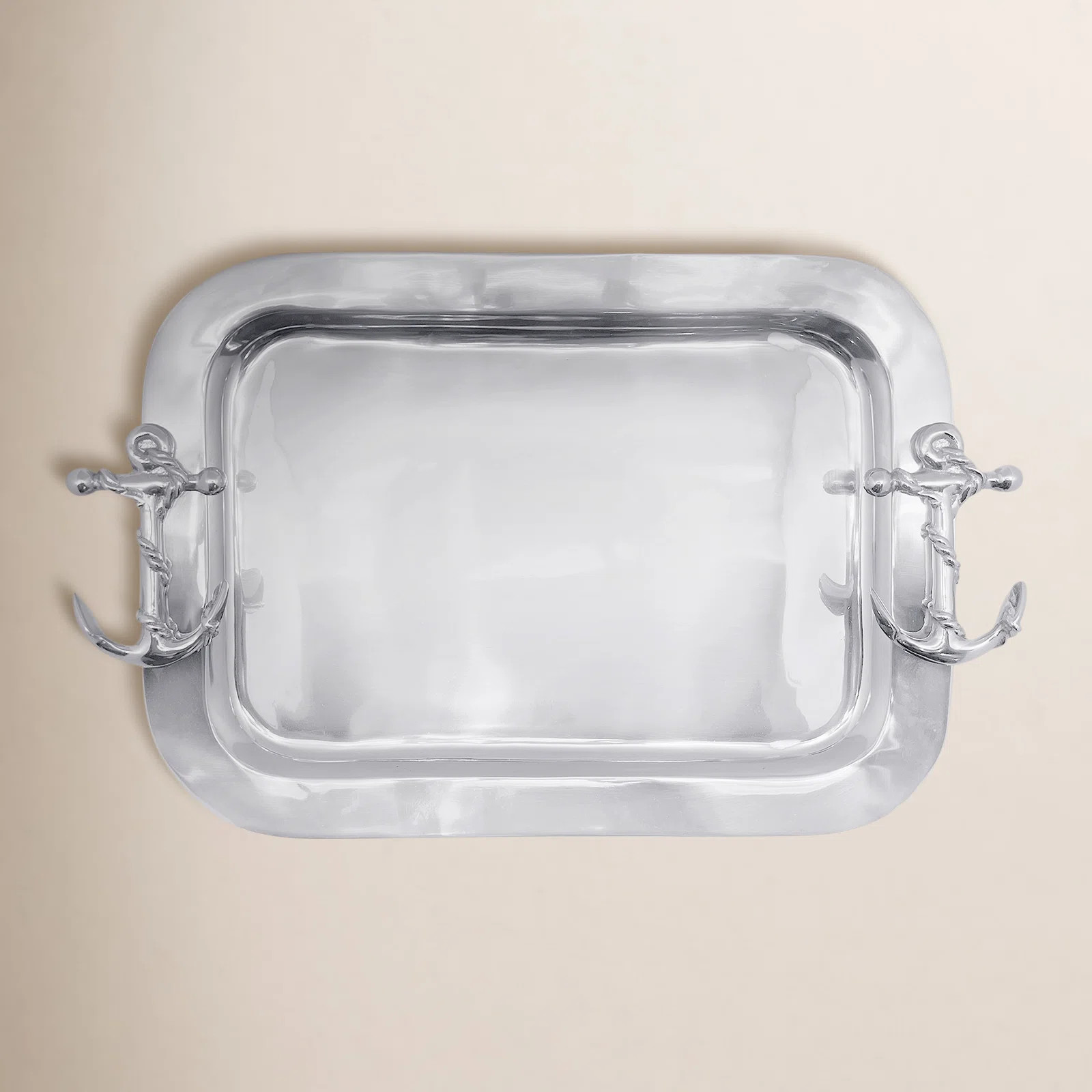 High Seas Rectangle Aluminum Tray | Birch Lane