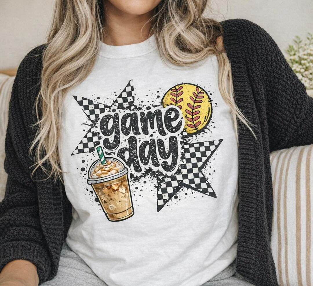Game Day Softball Mom T-shirt - Etsy | Etsy (US)