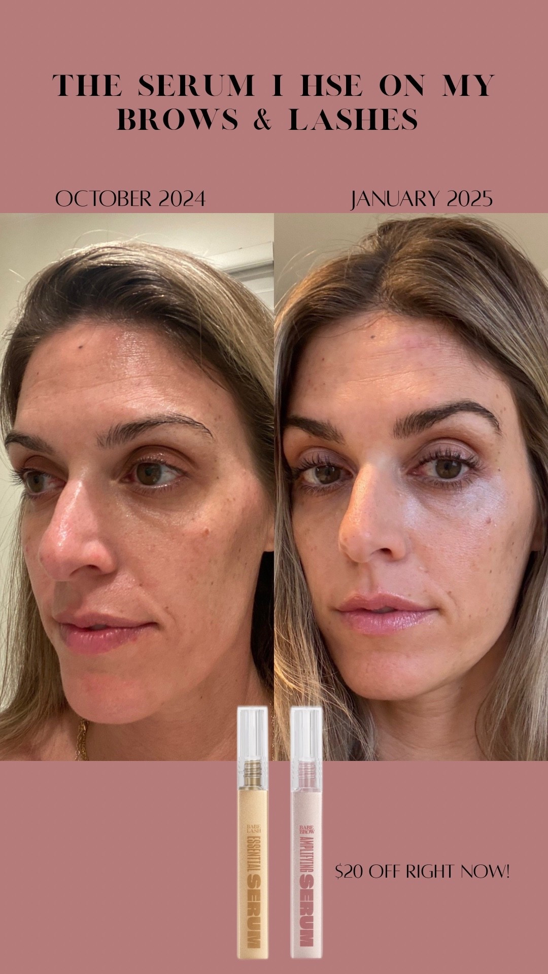 Shop my brow and lash serum $20 off today! I’ve been using them for about a hear and a half and they have done wonders for my lashes and brows 👌🏻 It took a couple of months to really see the full impact, love the results! I use it at night after my skincare 

Babe Original, eyelash serum, eyebrow serum, self care, beauty routine, nighttime routine

#LTKselfcare #LTKBeauty #LTKSaleAlert