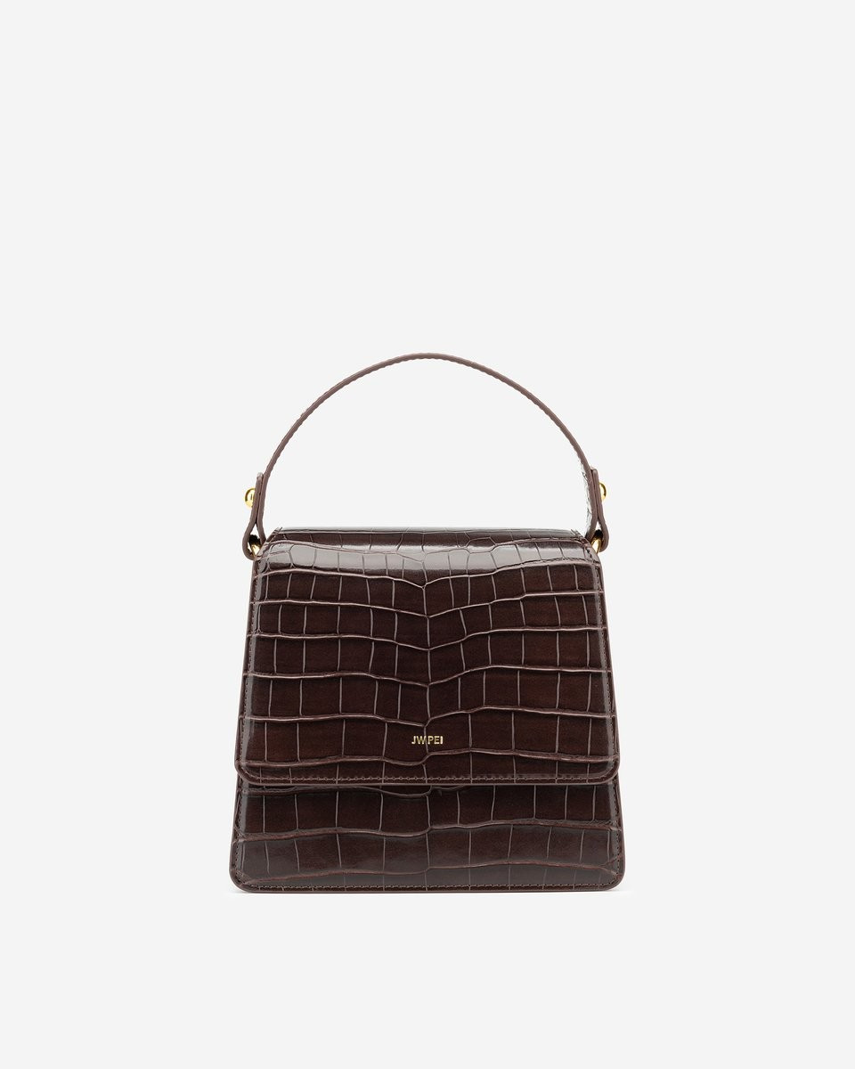 The Fae Top Handle Bag - Nutella Croc | JW PEI US