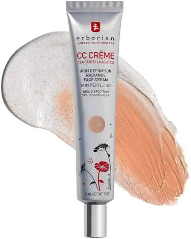 Erborian CC Cream Color Correcting SPF 25, Tone-Evening Korean Skincare Makeup Hybrid, Moisturize... | Amazon (US)