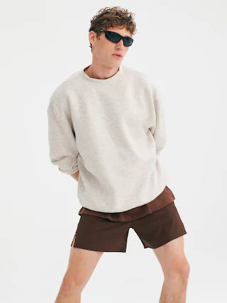Bounce Fleece Oversized Sweatshirt | Old Navy (US)