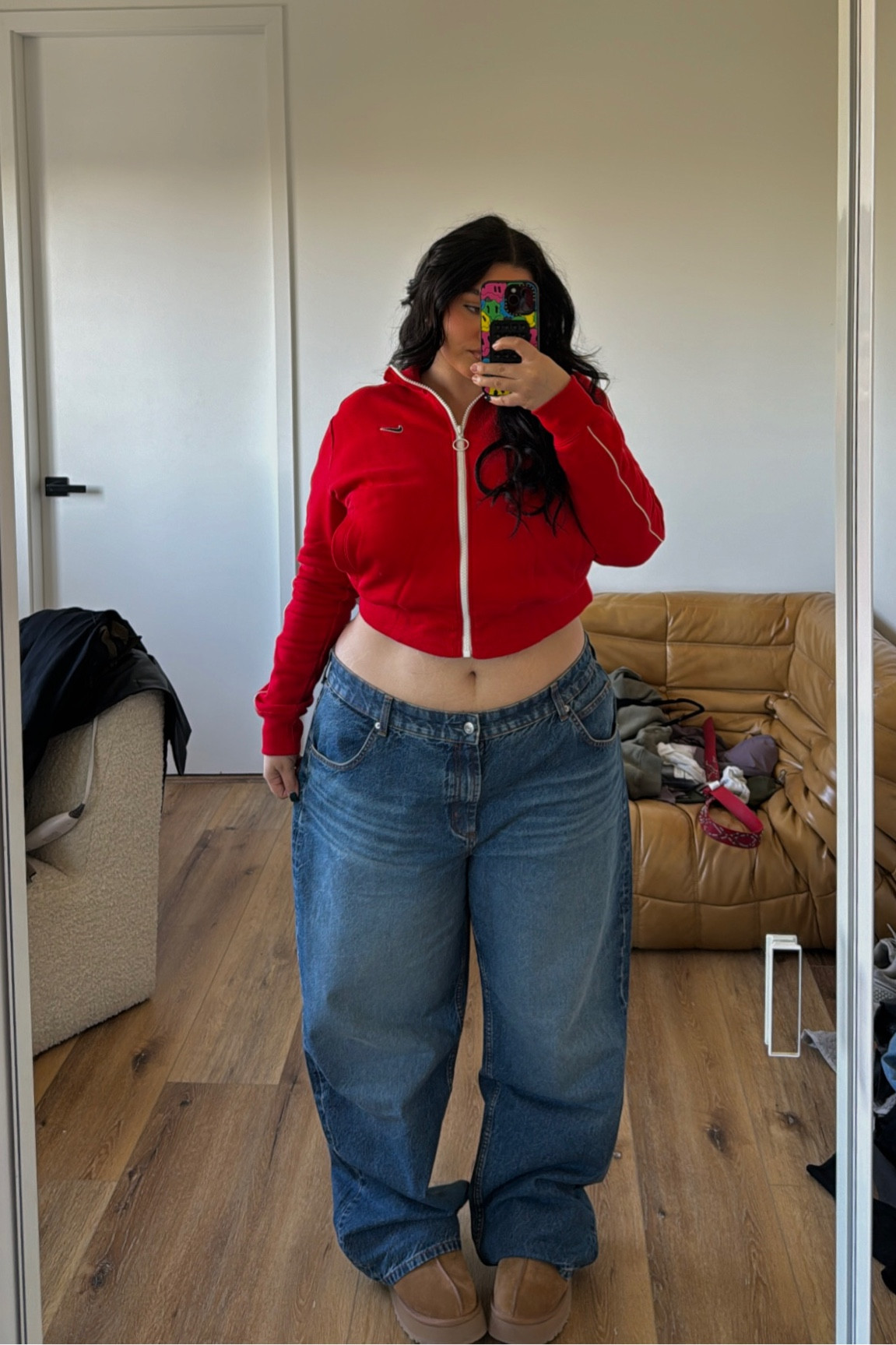 New plus jean find!!!♥️ 
Wearing a US16! 
Zip-up in a L!

#LTKstyletip #LTKplussize #LTKmidsize